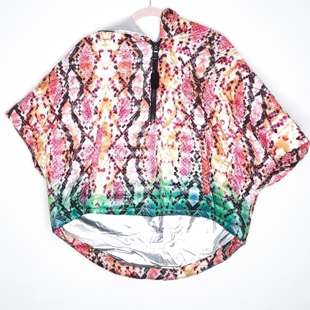 Think Royln The Heroine Quilted Python-Print Crop… - image 2